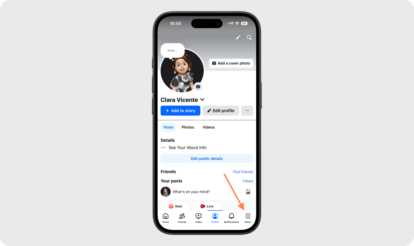 facebook 2FA setup — Log in to Facebook