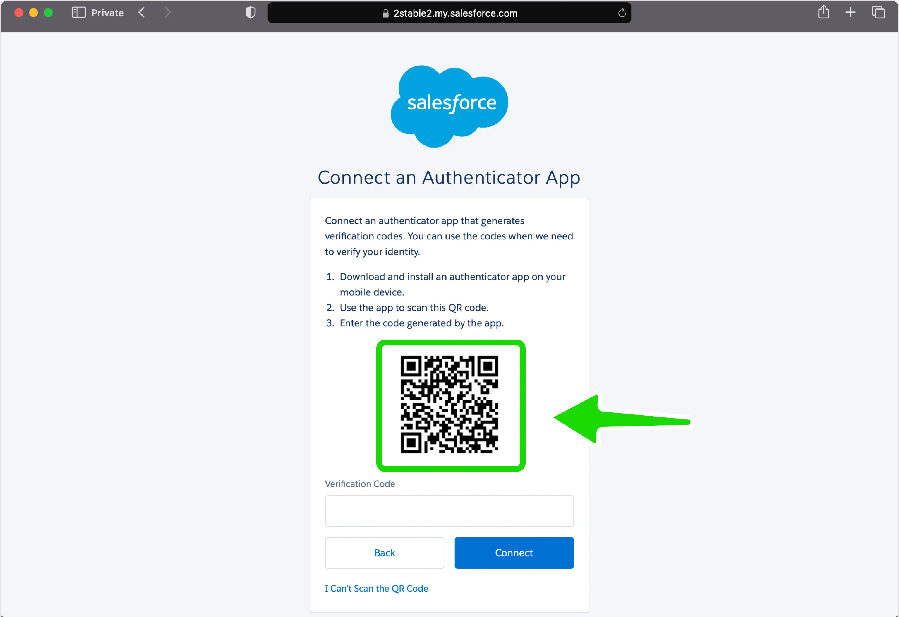 salesforce 2FA setup — Set up Two-Factor Authentication